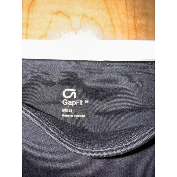 GapFit GFast Black Leggings For Women Size M 27” inseam - Picture 3 of 5